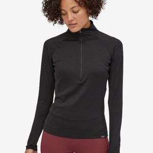 Patagonia Capilene Lightweight Zip-Neck  Black Sz S